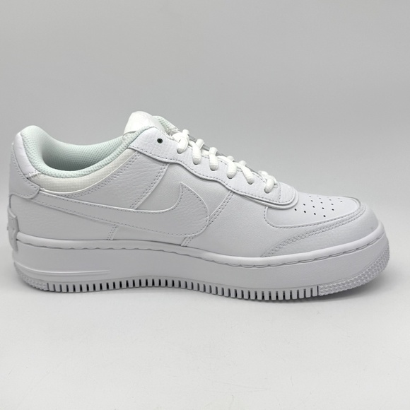Nike Air Force 1 Womens AF1 Shadow Triple White Shoes Sz 10 New CI0919-100 - Picture 7 of 11